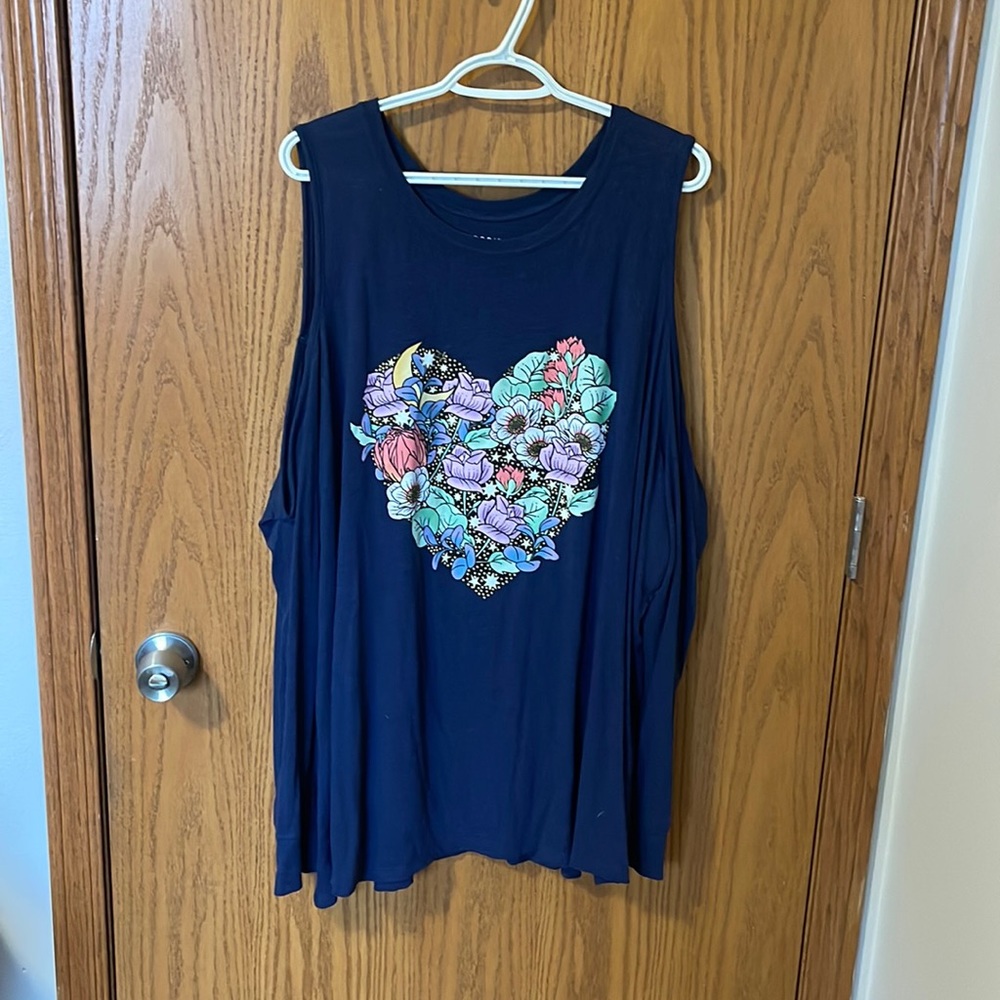 Torrid classic fit cold shoulder long sleeved shirt
